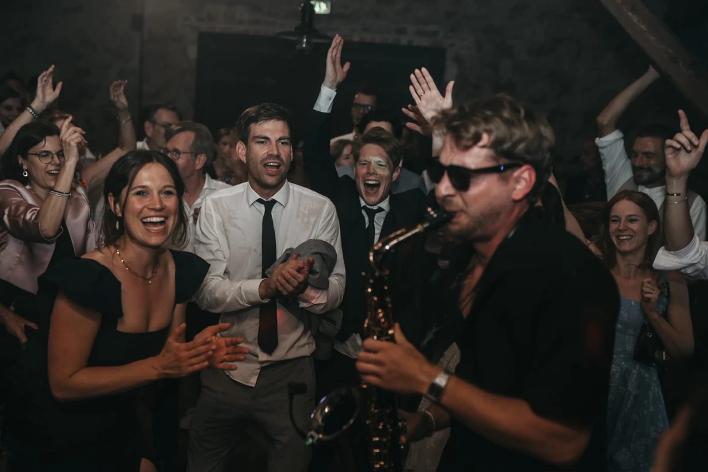 Begeistertes Publikum bei einem Event mit Pascal